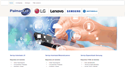 Desktop Screenshot of palmascell.com.br